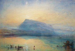 O Rigi Azul: Lago de Lucerna - Nascer do Sol, 1842